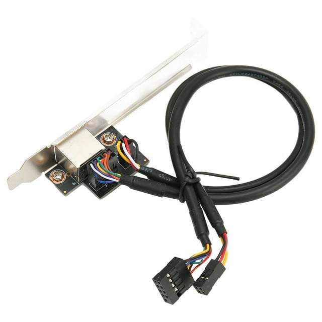 Mini PCI E Gigabit Ethernet Card, RJ45 LAN NIC Card Gold Pin 1000Mbps Wide Applicability Efficient Heat Dissipation For Desktop