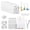 Multicolor:218pcs, variant on 221pcs Shrink Film Set DIY Shrink Paper Keychain Set with Open Ring Hole Punch Keychains Tassels for Key Ring Earring Craft