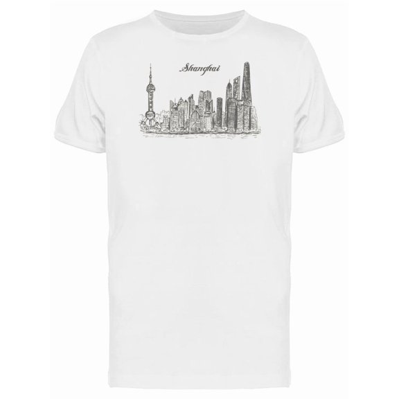 China Shanghai City Sketch Tee Men's -Image by Shutterstock