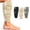 Beige, variant on Wrong Duck Adjustable Calf Brace, Lower Leg Compression Wrap with Non-Slip Design, Lightweight Neoprene Shin Support Sleeve for Daily Wear and Sports (Black)