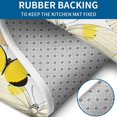 thumbnail image 4 of Yellow Butterfly Pattern Bathroom Rugs Sets 3 Piece,Toilet Cover Set,Absorbent Non Slip Bathroom Mats Sets with U-Shaped Contour Rug Toilet Rug Set, 4 of 5