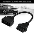 thumbnail image 4 of Car Diagnostic Adapter, ABS Heat Resistant OBD2 Diagnostic Cable High Accuracy  For Autos, 4 of 8