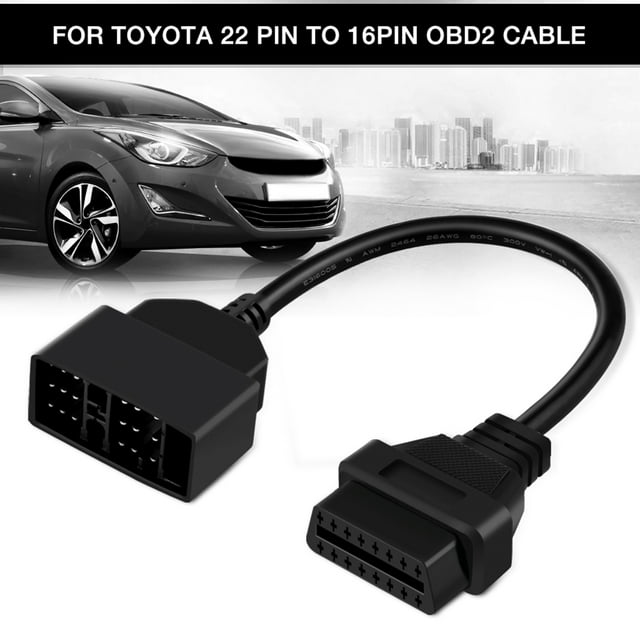 Cable adaptador de diagnóstico de conector OBD2 de 22 pines a 16 pines ANGGREK Otros