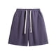 thumbnail image 1 of pstuiky Pantalones cortos de entrenamiento para hombre, Pantalones cortos cargo de talla grande para hombre, con múltiples bolsillos, holgados, para playa y verano Pantalones cortos de baloncesto, 1 of 3