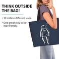 thumbnail image 3 of ZICANCN Future Astronaut Tote Bag , Grocery Bags Reusable Shopping Bags with Handles Durable Foldable Washable for Women Men, 3 of 8