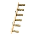 thumbnail image 2 of Xuanheng Bird Wooden Ladder Bridge Bird Cage Ladder for Parakeets Small Medium Parrot 6 sections, 2 of 8