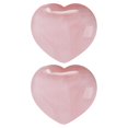 thumbnail image 2 of 2Pcs Natural Crystal Pendants DIY Jewelry Making Supplies Heart-shaped for Festival Gift Crafting, 2 of 4
