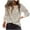 Beige, variant on Women's Long Sleeve Leopard Blouses Dressy Crew Neck Patchwork Loose Tops Casual Ladies Tunic T-Shirts