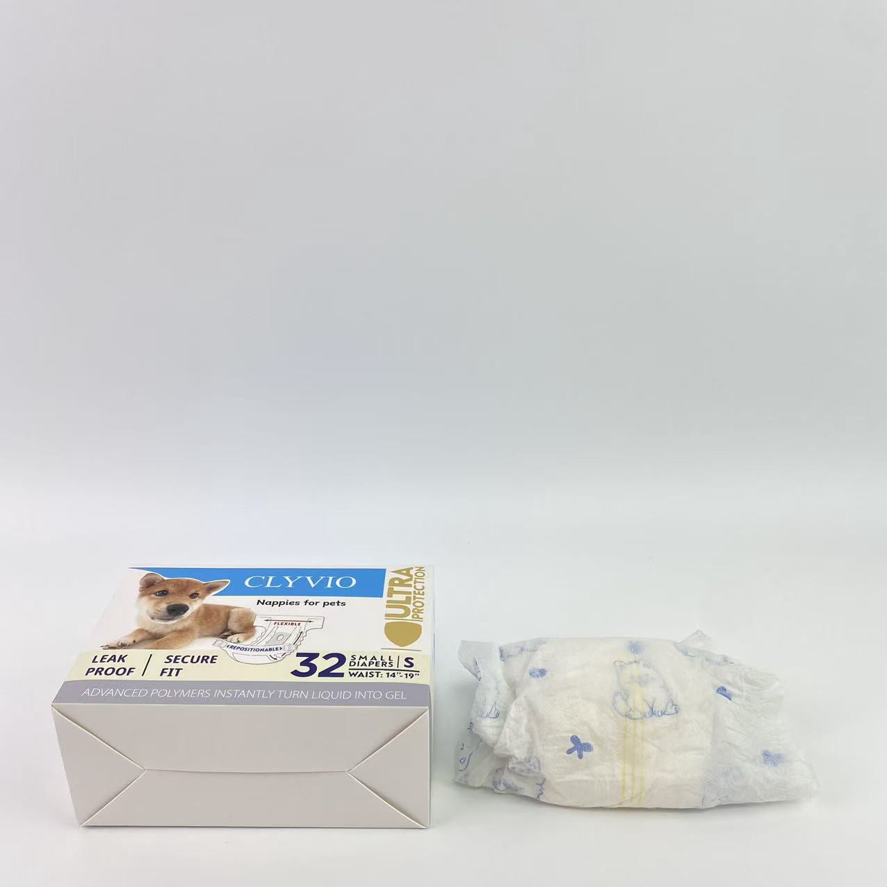 CLYVIO Nappies for pets, CLYVIO Nappies for pets,Dog Diaper Liners Super Soft and Absorbent Dog Diaper Booster Pads for Male Dog Belly Bands or Female Dog Diapers