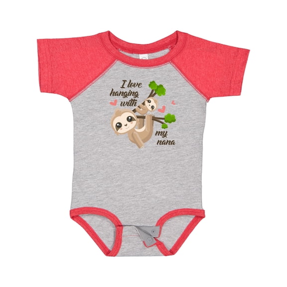 Inktastic Hanging with My Nana Boys or Girls Baby Bodysuit