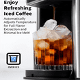 thumbnail image 5 of Coffee Maker with Bold Setting, Single Serve Coffee Maker for K Cup and Grounds, 6-14 Oz Brew Sizes, 50 Oz Removable Water Tank, One Cup Coffee Machine with Reusable Filter, Black, 5 of 6