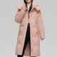 thumbnail image 1 of Parkas de manga larga para mujer, otoño e invierno, holgadas, de longitud media, con capucha, cálidas, abrigos de manga larga para mujer, 1 of 6