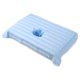 thumbnail image 5 of Toalla de algodón con orificio para la cara y orificio para respirar en la mesa de s para mesa de spa Azul claro, 5 of 10