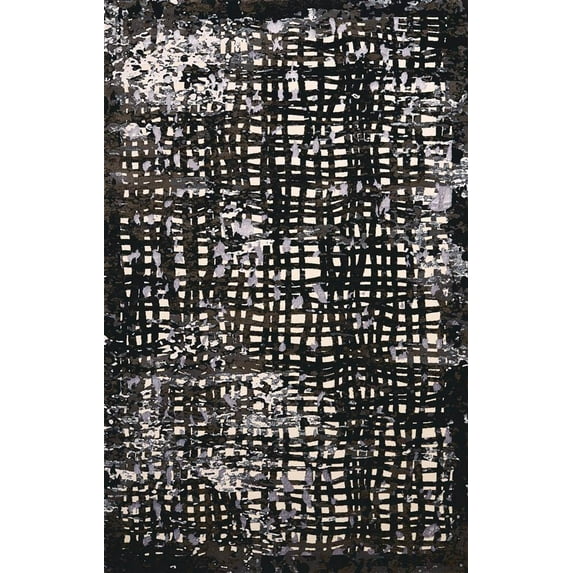 United Weavers Christopher Knight's Mirage Spotlight Black Mat Rug 2'7 X 3'11