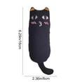 thumbnail image 3 of PoyoKee Interactive Cat Toys for Indoor Cats, 6" x 2.4" Real Catnip Small Soft Catnip Toys, Lightweight Puppy Essentials for Batting Carrying, Black, 3 of 8