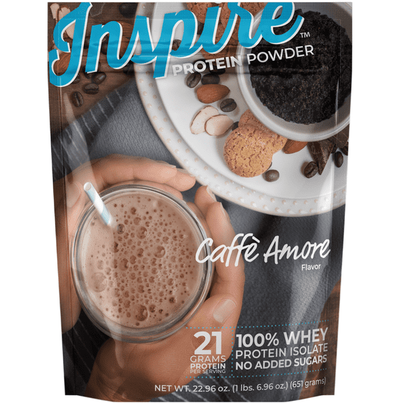 Inspire Caffe Amore Mocha Protein Powder by Bariatric Eating