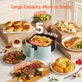thumbnail image 2 of COSORI Air Friteuse à Pro LE 5-Qt Airfryer avec 20 Pcs Doublures en Papier 10 Fonctions Qui Sécher Cuire Rôtir et Préchauffer Rappel de Secouer jusqu'à 450? 85 % Moins d'Huile Compacte 130+ Recettes Va au Lave-Vaisselle Vert, 2 of 7