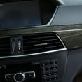 thumbnail image 3 of TINKI ABS Pine Wood Grain Car Center Console Dashboard Cover Panel for Mercedes Benz C Class W204 2010-2013 Left Hand Drive Accessories, Carbon Fiber Look, 3 of 15