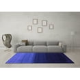thumbnail image 3 of Ahgly Company Indoor Square Abstract Purple Contemporary Area Rugs, 5' Square, 3 of 4