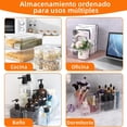 thumbnail image 2 of Juego de 7 Organizadores de Refrigerador，Contenedores de Acrilico de Nevera Transparentes，Organizador de refrigerador con tapas,Cajas para almacenar alimentos, verduras, frutas, 2 of 6