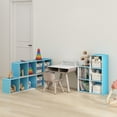 thumbnail image 5 of Furinno Pasir 4-Tier Open Shelf Bookcase, Light Blue/White, 5 of 6