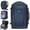 Blue, variant on WANDF Airline Approved Travel Backpack with USB Port, 30L Waterproof Carry On Personal Item Bag 18x14x8 for Men Women, 13 Pockets Laptop Weekender Backpack, Daypack for Business Travel Gym,Black