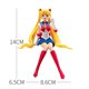 thumbnail image 1 of Anime Sailor Moon Cake accesorios Tsukino Usagi figura de acción decoración de coche colección muñecas modelo juguetes regalos, 1 of 5