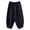 Black, variant on Borniu Capri Pants for Women Summer Casual Elastic High Waist Linen Pants Straight Wide Leg Cropped Trouser Capri Pants