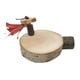 thumbnail image 3 of Soporte para percha natural, soporte de madera para percha de loro, accesorios para jaula con plataforma de percha 9cm-10cm, 3 of 4