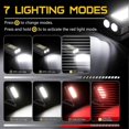 thumbnail image 2 of Powerful Rechargeable Work Light, LED Work Light with Magnetic Base, IPX6 Waterproof Flashlight, 7 Modes Mechanic Light Grey, 2 of 5