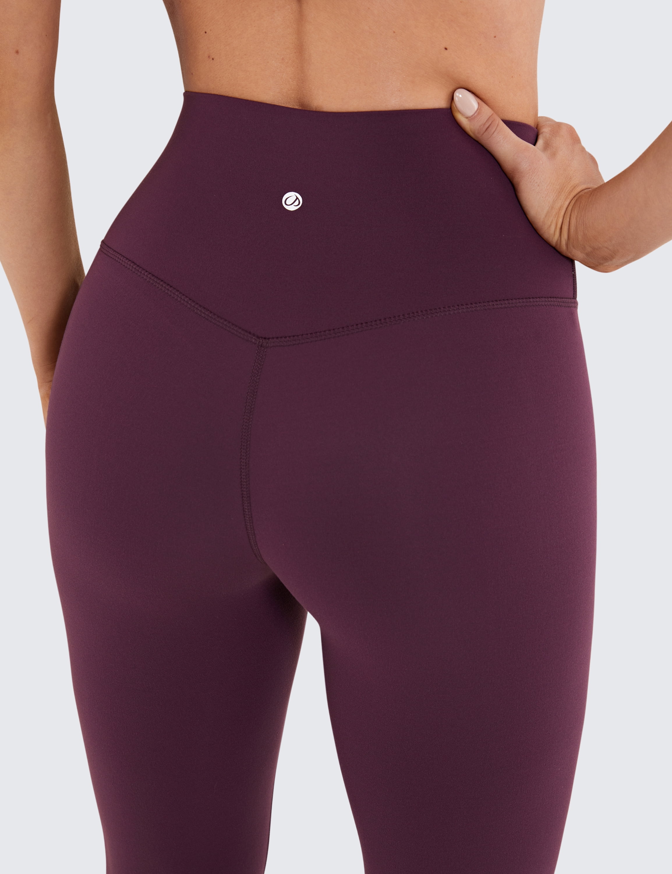  Customer reviews: CRZ YOGA Butterluxe High Waisted Capris  Workout Leggings for Women 23'' - Lounge Leggings Buttery Soft Yoga  Pants Royal Lilac X-Large