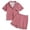 X5Pink, variant on Djtdsds Girls Button-Down Pajama Set Two-Piece Heart Print Sleepwear Soft Comfortable Loungewear for Tweens Size:12-13 Years