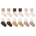 thumbnail image 1 of Calcetines de tubo medio a juego de colores para bebés de otoño e invierno, calcetines de dibujos animados sin hueso para bebés para niños pequeños, 1 of 5