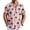Pink - Coconut Tree, variant on COOFANDY Short Sleeves Button Down Shirt Casual Shirts for Men Beach Wedding Shirts