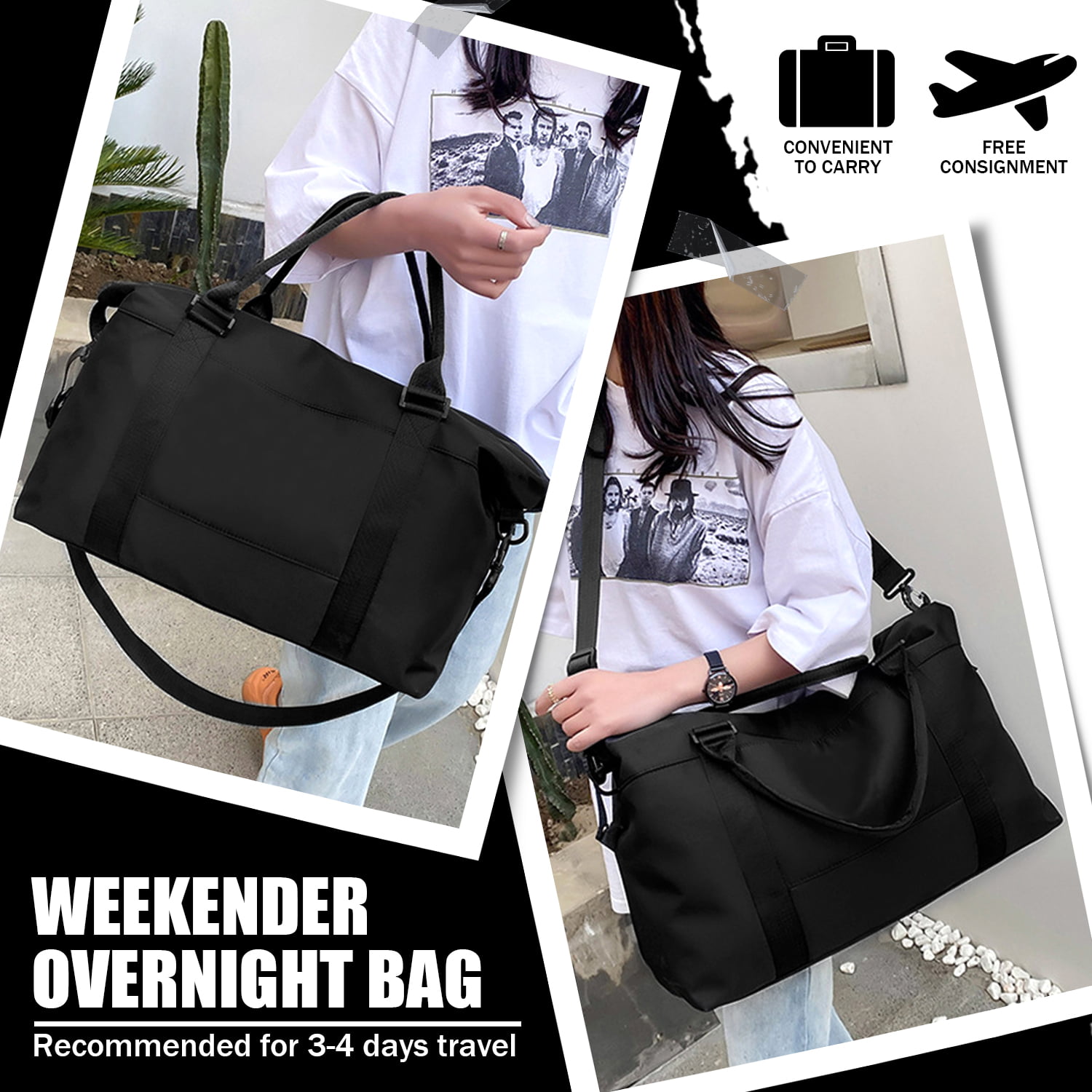 Weekender Bags for Women, Gym Bag Travel Duffle Overnight Bag for Travel  Essentials, Large Hospital Bag for Labor and Delivery,Navy blue,Navy  blue，G11265 