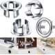 thumbnail image 1 of 4Pcs Sink Overflow Ring Kitchen Bathroom Sink Hole Round Overflow Cover Basin Trim Overflow Drain Cap Cover Insert in Hole Spares, 1 of 4