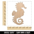 thumbnail image 2 of Seahorse Icon Wood Shape Unfinished Piece Cutout Craft DIY Projects - 6.25 Inch Size - 1/8 Inch Thick, 2 of 7