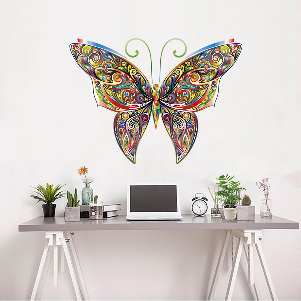 Wall stickers Self-Adhesive Vinyl Art Butterfly Creative Wall Living Room 