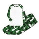 thumbnail image 2 of Conjunto navideño de moda para padres e hijos, pijama con estampado a cuadros para el hogar, cuello redondo, manga larga, conjunto de dos piezas para niños, blusa y pantalones de poliéster para niños, 2 of 5