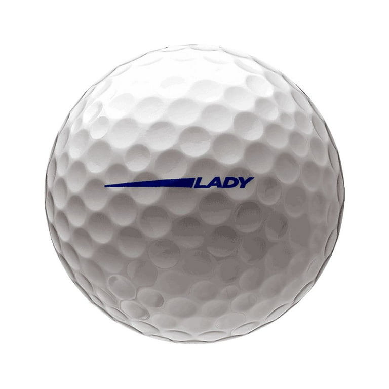 Bridgestone Lady Precept White Golf Balls, 12 Pack, White
