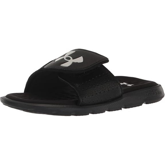 Under Armour Kid's Ignite Pro Slide Sandals Black White Size 11 Little Kid