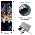 thumbnail image 4 of Wolf Gym Towel with Storage Bag, 72.8"x26.8", Suitable for Yoga, Pilates, Fitness, Hot Yoga Towel, Yoga Mat Towel, Yoga Blankets, 4 of 6