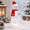 3 Tier 13.5"H, variant on Ice Cube Snowman Snow Globe Lighted Spinning Glitter Decoration Earmuff 6.9"H