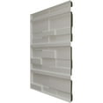 thumbnail image 4 of 19 5/8"W x 19 5/8"H Offset Brick EnduraWall Decorative 3D Wall Panel, UltraCover Satin Hunt Club Green (Covers 2.67 Sq. Ft.), 4 of 6