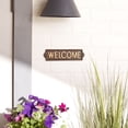 thumbnail image 2 of Accent Plus 4506279 Welcome Cast Iron Sign, Brown, 2 of 5