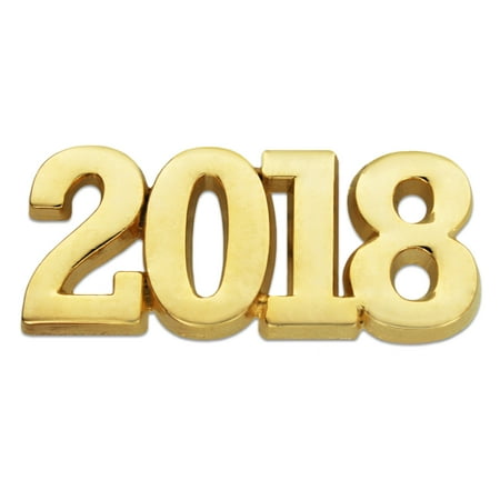 PinMart's Gold Year 2018 School, Graduation, New Years, Anniversary Lapel Pin