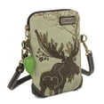 thumbnail image 3 of CHALA Crossbody Cell Phone Purse, Women's Wristlet Handbags with Adjustable Strap- Canvas (Olive Moose), 3 of 5