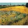 thumbnail image 2 of Van Gogh, Vincent 31x26 Gold Ornate Wood Framed with Double Matting Museum Art Print Titled - Wheatfield 1888, 2 of 4