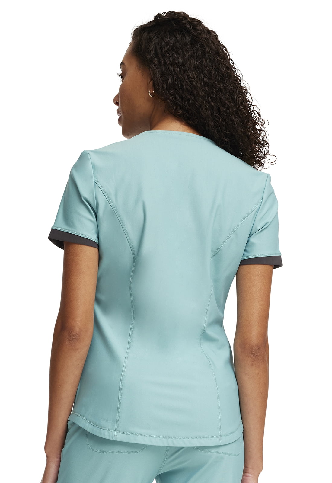 Cherokee Form Scrubs Top For Women V-Neck CK840, XS, Ciel Blue - Walmart.com
