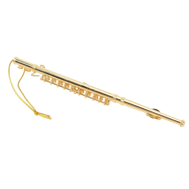 Gold Flute Model, Durable Mini Flute Coated Appearance Exquisite Workmanship For Household